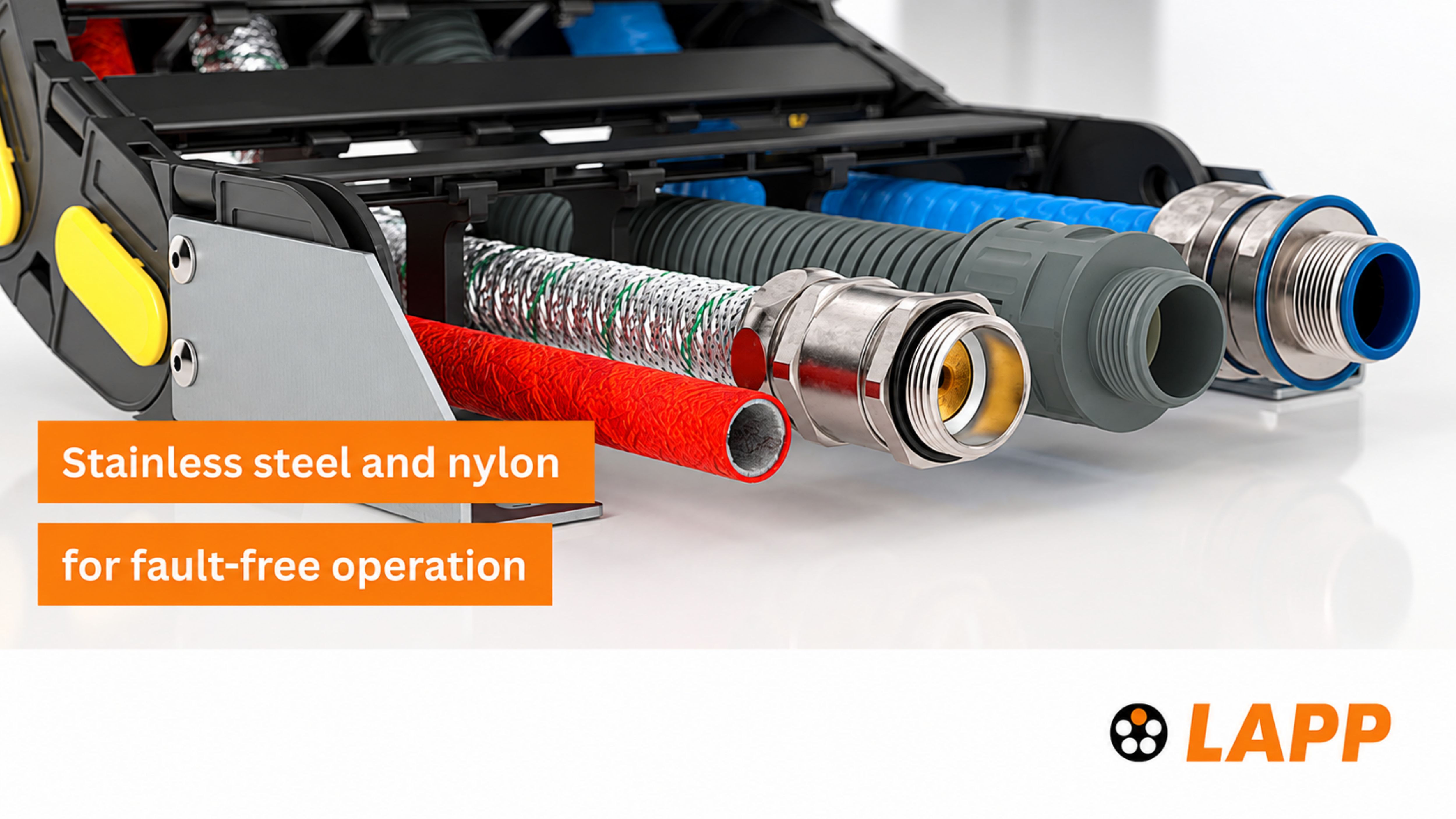Stainless Steel and Nylon for Fault-Free Operation